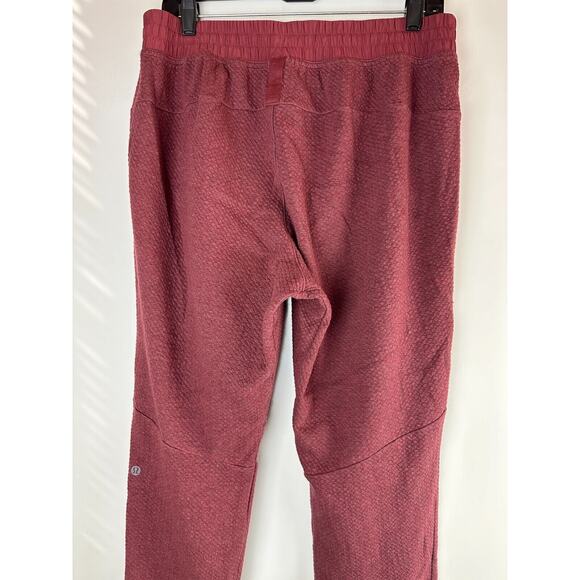 Lululemon At Ease Jogger 29" Inseam Heathered Savannah Red Men's Size Large - Picture 8 of 13